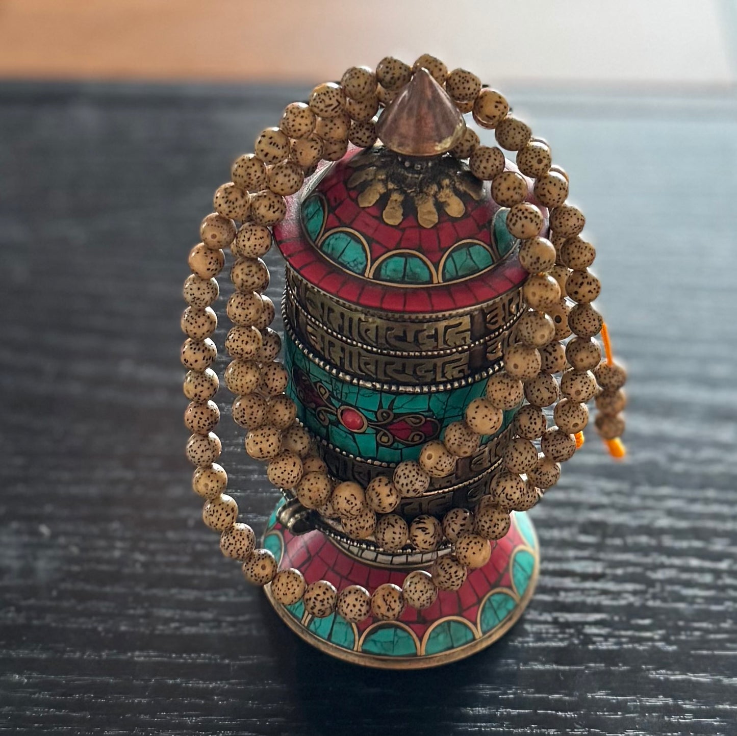 Holz-Mala, Meditation-Mala, Yoga-Mala, 108 Perlen, 7mm
