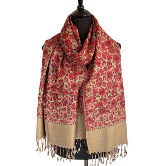 Handgewebter Nepalesischer Wollschal