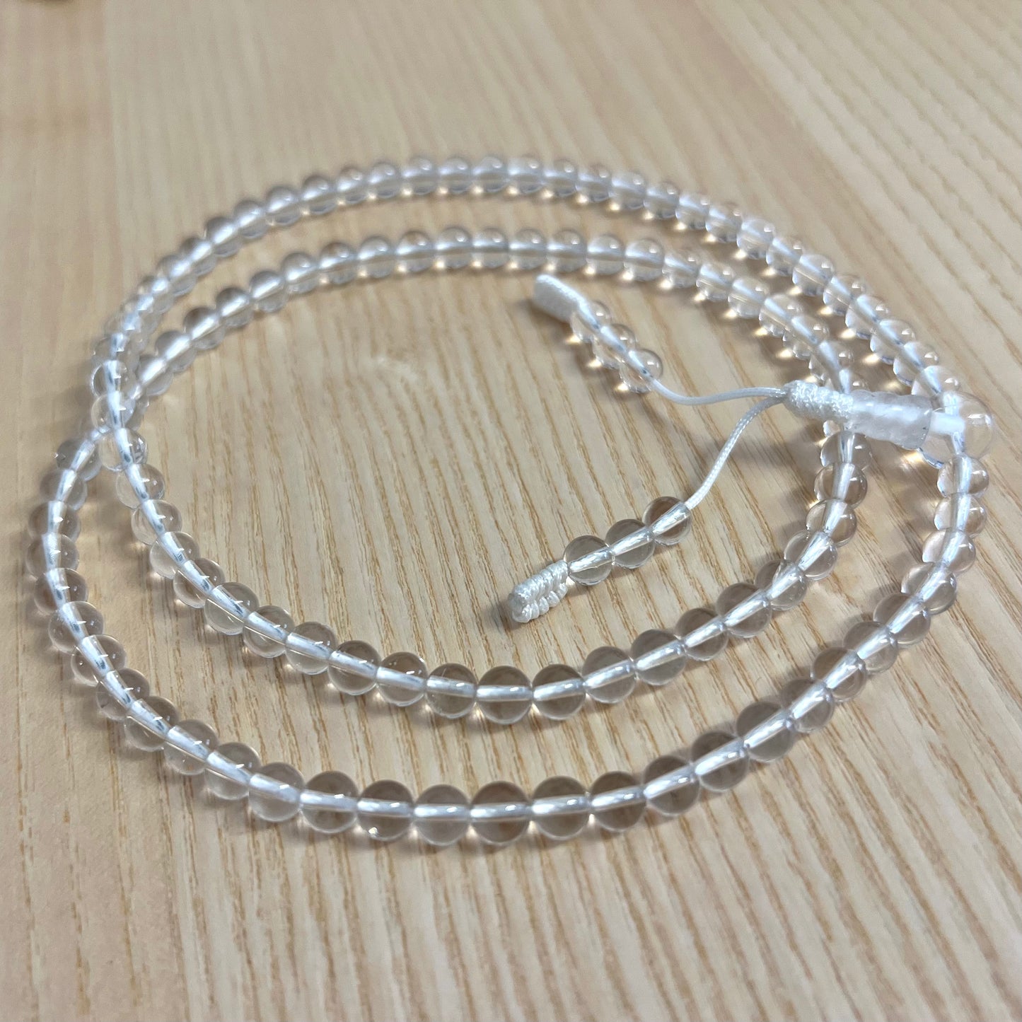 Krystal-Mala, Meditation-Mala, Yoga-Mala, 108 Perlen, 6mm