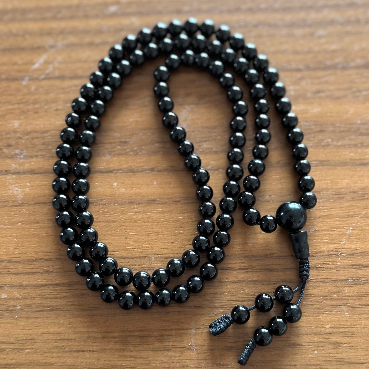 Onyx-Mala, Meditation-Mala, Yoga-Mala, 108 Perlen, 6mm