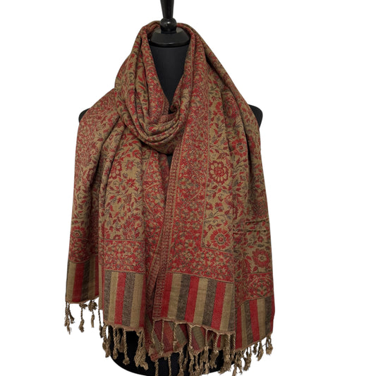 Handgewebter Nepalesischer Wollschal