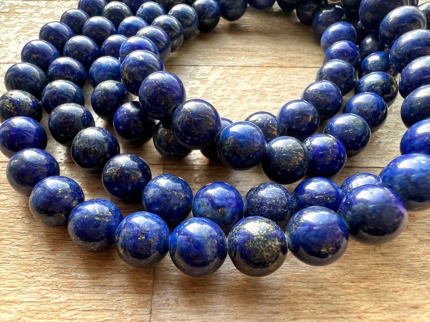 Lapislazuli-Mala, Meditation-Mala, Yoga-Mala, 108 Perlen, 8mm