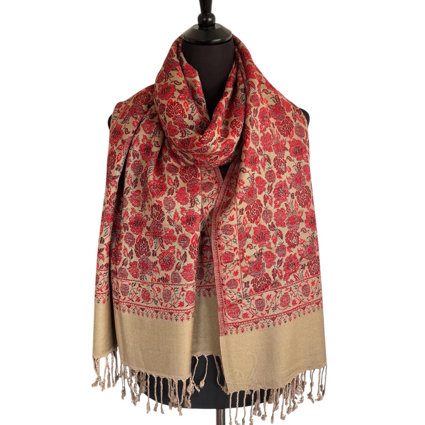 Handgewebter Nepalesischer Wollschal