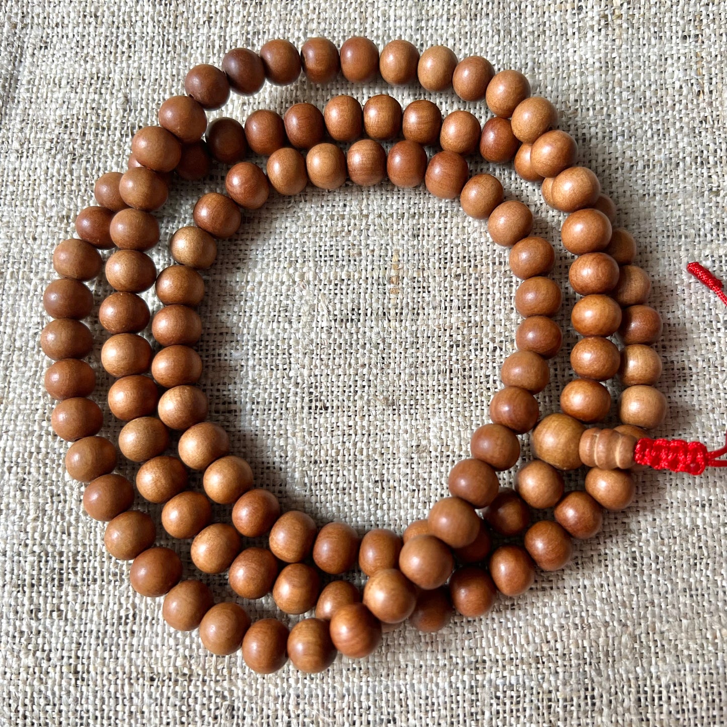 Holz-Mala, Meditation-Mala, Yoga-Mala, 108 Perlen, 8mm