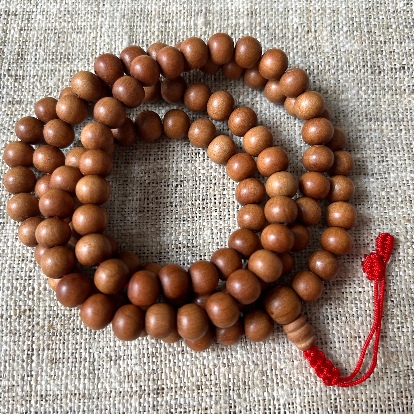 Holz-Mala, Meditation-Mala, Yoga-Mala, 108 Perlen, 8mm