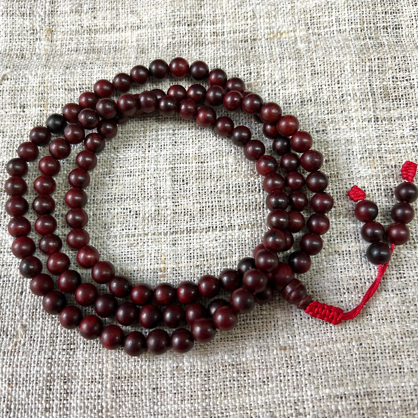 Holz-Mala, Meditation-Mala, Yoga-Mala, 108 Perlen, 8mm