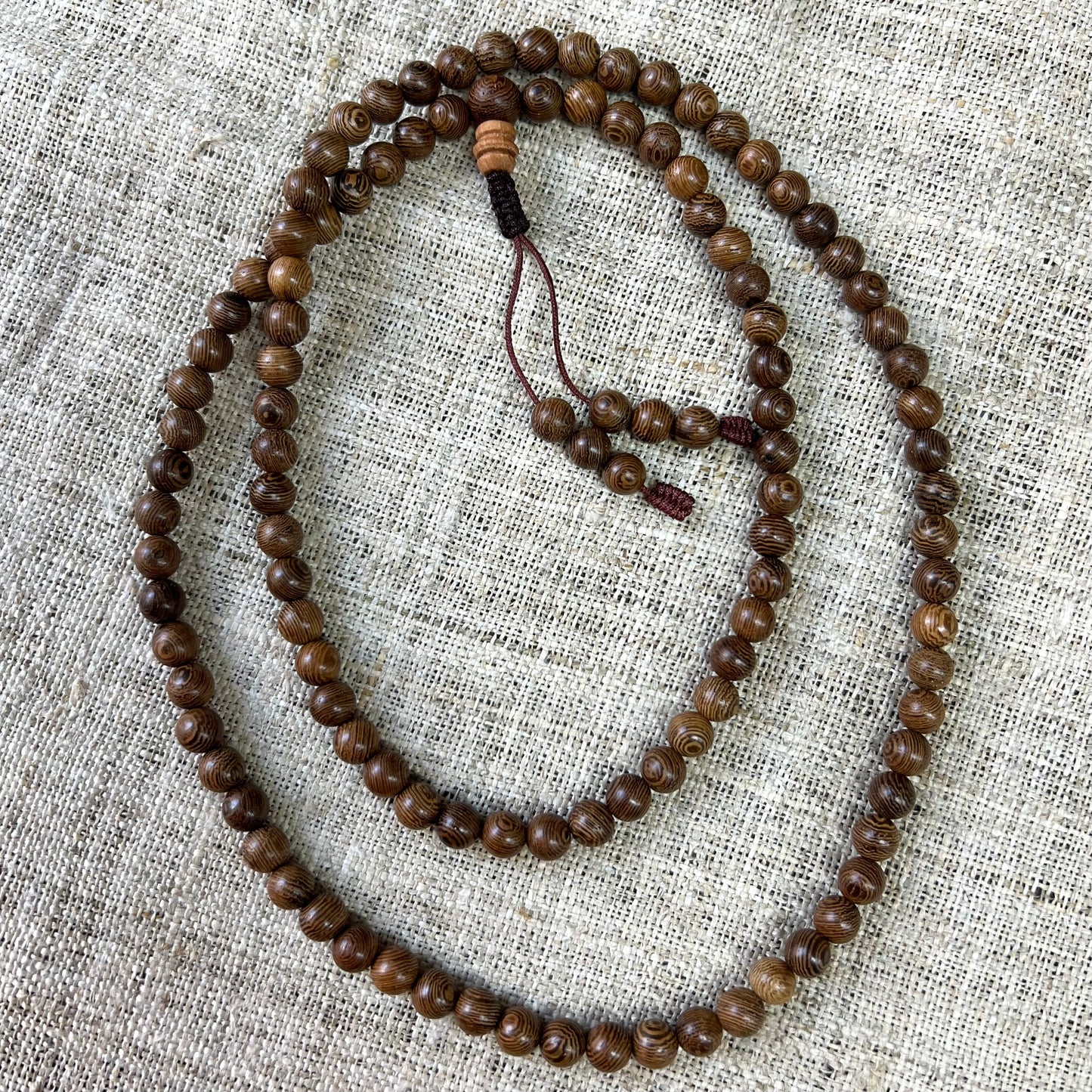 Holz-Mala, Meditation-Mala, Yoga-Mala, 108 Perlen, 8mm